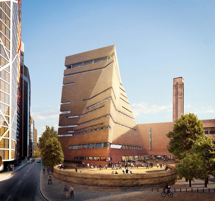 Tate Modern inaugura novo prédio com formato de pirâmide retorcida